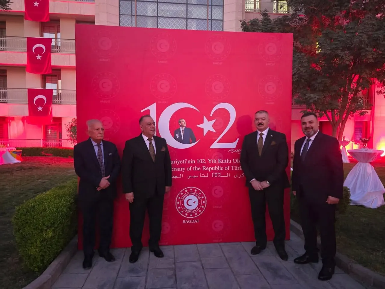 Republic Day reception at the Turkish Embassy in Baghdad